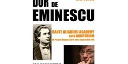 „Dor de Eminescu“ cu Ion Caramitru la Montreal și Toronto
