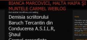 Scriitorul Baruch Tercantin demisionează din A.S.I.L.R