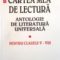 Bărboi Constanţa – Cartea mea de lectură. Antologie de literatură universală