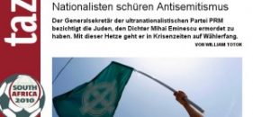 TAZ: România în criză/Naţionaliştii zămislesc antisemitismul