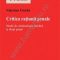 Cioclei Valerian – Critica raţiunii penale. Studii de criminologie juridică şi drept penal