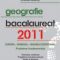 Octavian Mândruţ – Bacalaureat 2011. Geografie