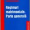 Paul Vasilescu – Regimuri matrimoniale. Partea generală
